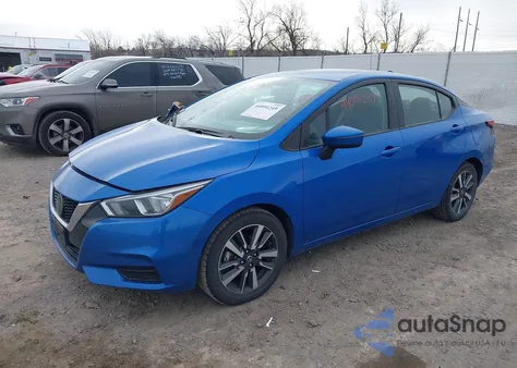 2021 Nissan Versa Sv Xtronic Cvt из США, поврежденный, VIN 3N1CN8EV5ML856570